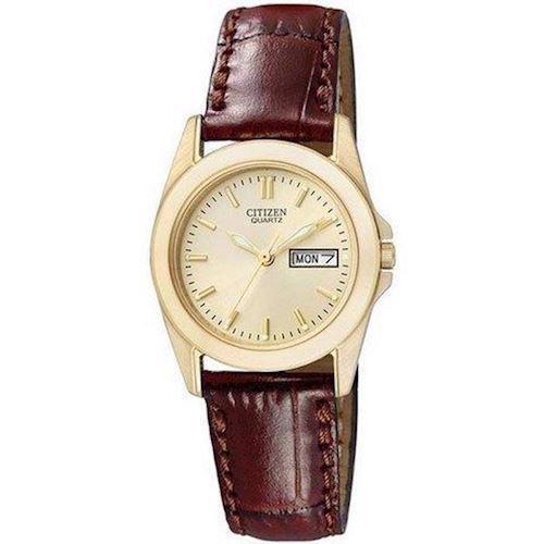 Image of Elegance Quartz forgyldt Quartz Dame ur fra Citizen, EQ0562-03PE